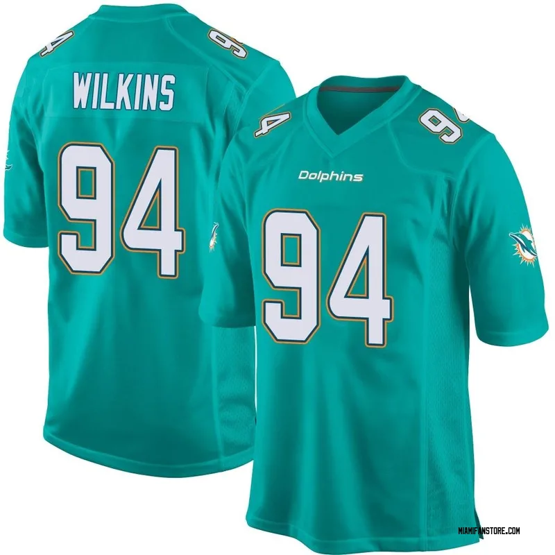 Men's Miami Dolphins #97 Christian Wilkins Throwback Game Jersey - Whi –  Detroitgift