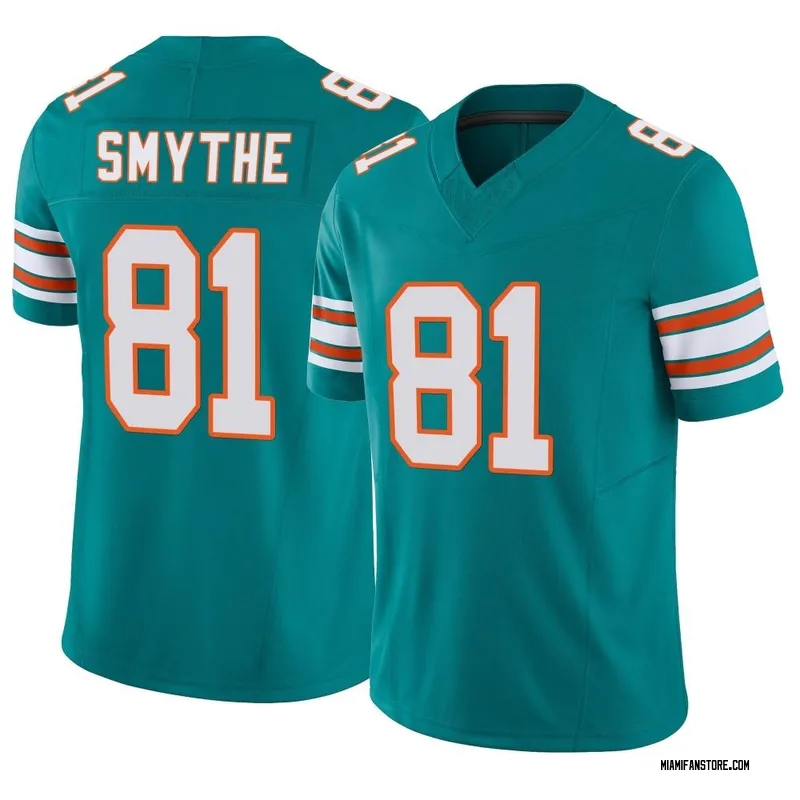 Durham Smythe Miami Dolphins Women's Name & Number Logo Slim Fit