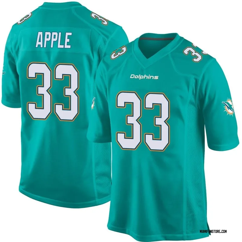 Eli Apple Men's Nike White Miami Dolphins Custom Game Jersey Size: Extra Large