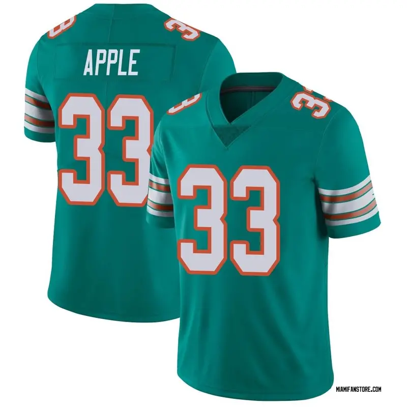 Eli Apple Men's Nike White Miami Dolphins Custom Game Jersey Size: Extra Large