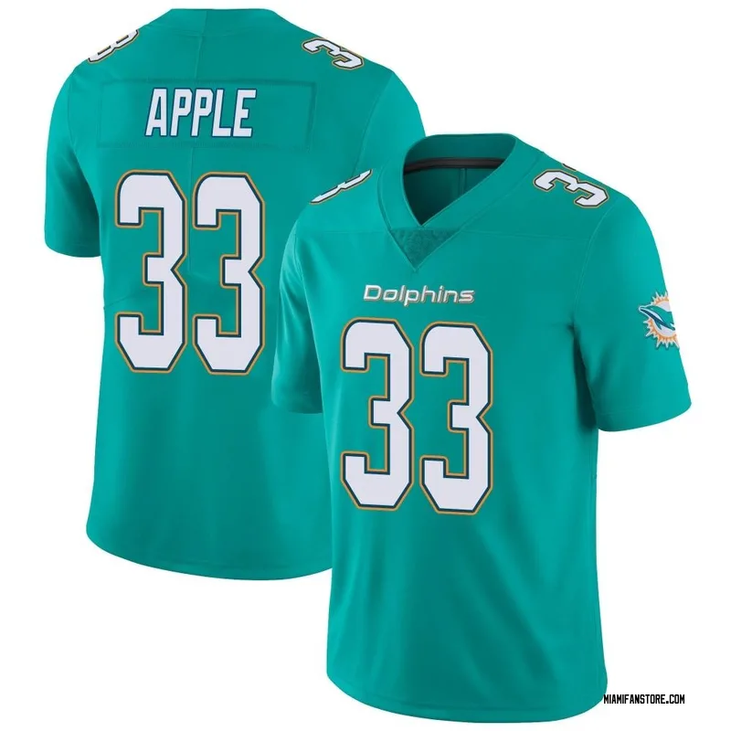 Eli Apple Men's Nike White Miami Dolphins Custom Game Jersey Size: Extra Large