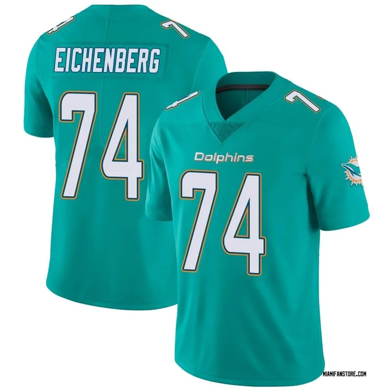 Hombre Nike Liam Eichenberg Aqua Miami Dolphins Juego Jersey