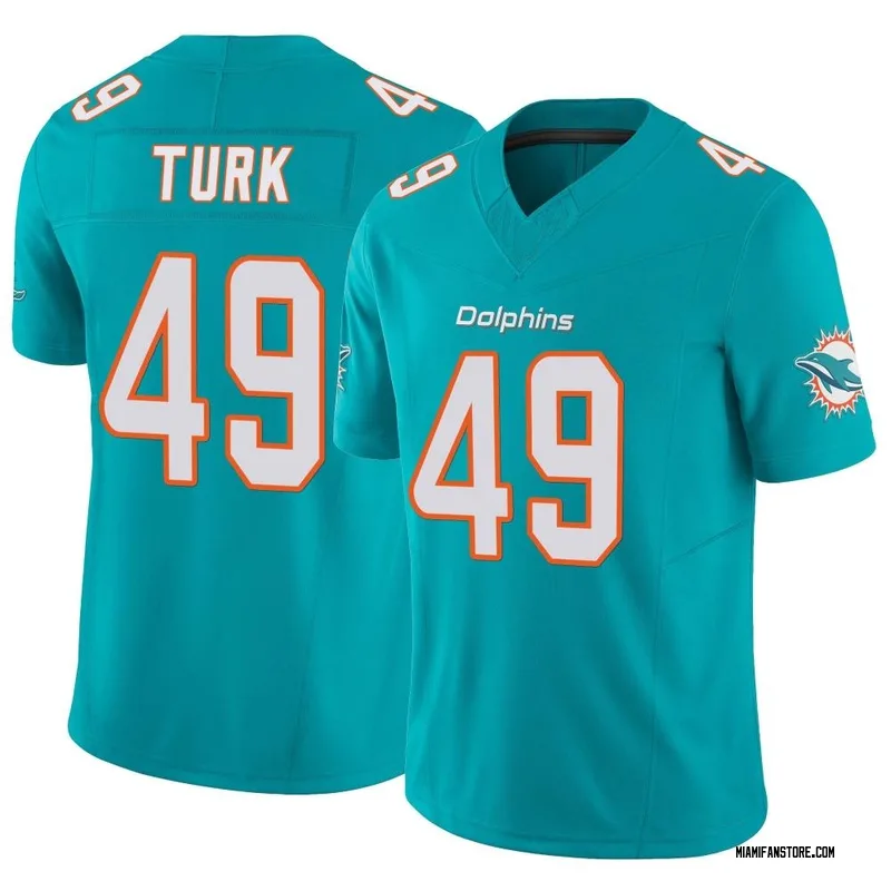 Men's Nike Skylar Thompson Aqua Miami Dolphins Game Player Jersey