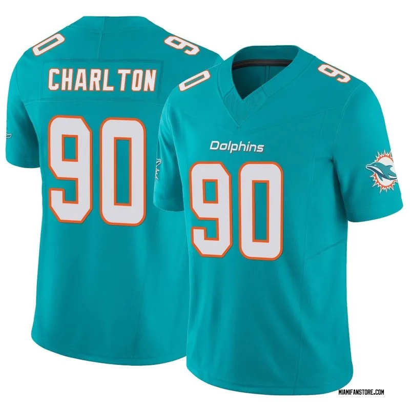 Randy Charlton Miami Dolphins Men's Legend Olive Salute to Service Sideline  Long Sleeve T-Shirt