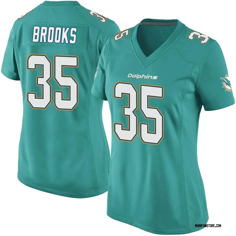 Women's Nike Tyler Kroft Aqua Miami Dolphins Team Game Jersey