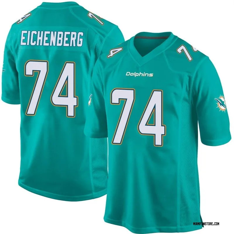 Hombre Nike Liam Eichenberg Aqua Miami Dolphins Juego Jersey