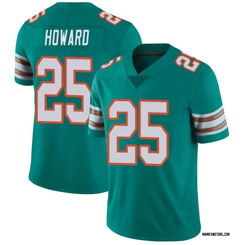 Xavien Howard Men's Nike Aqua Miami Dolphins Alternate Custom Game Jersey Size: 3XL