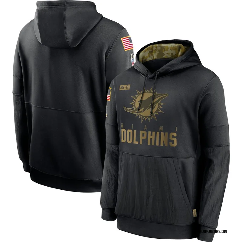 BEST NFL Personalized Miami Dolphins Salute To Service Black Custom 3D  Hoodie, Shirt • Kybershop