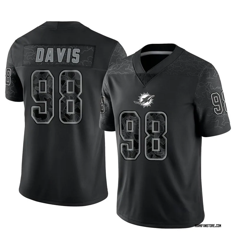 Miami Dolphins Raekwon Davis Black City Edition Vapor Limited 3D Jersey