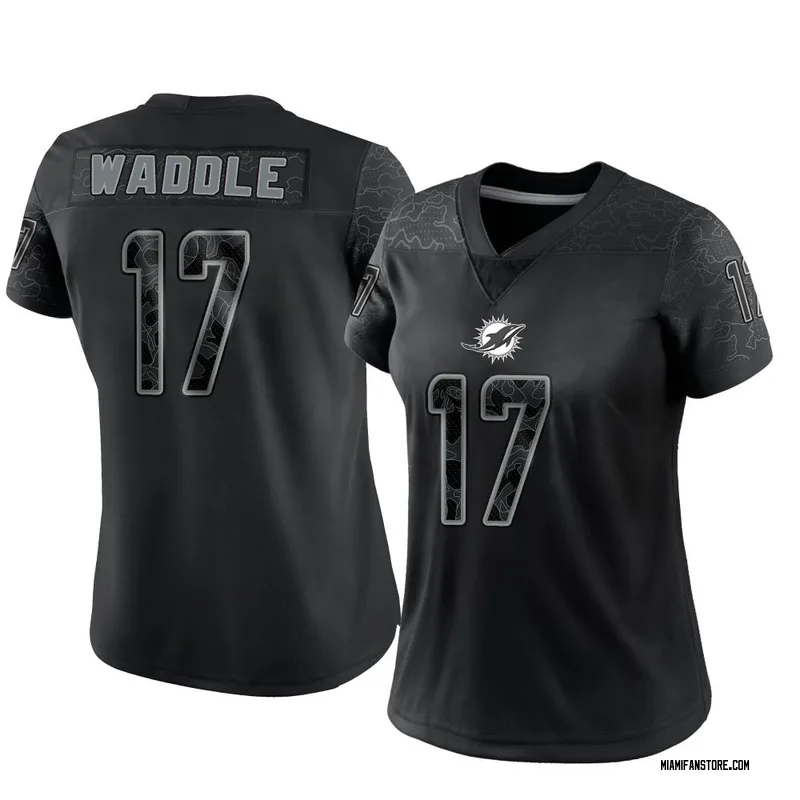 Jaylen Waddle Miami Dolphins Youth Legend Orange Color Rush T-Shirt