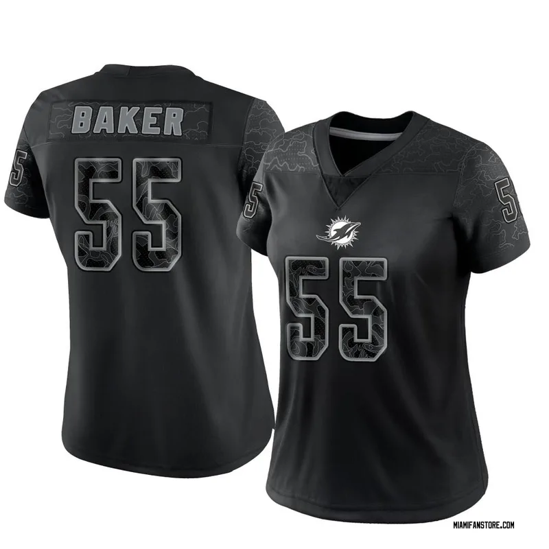 : NFL PRO LINE Men's Jerome Baker Aqua Miami Dolphins