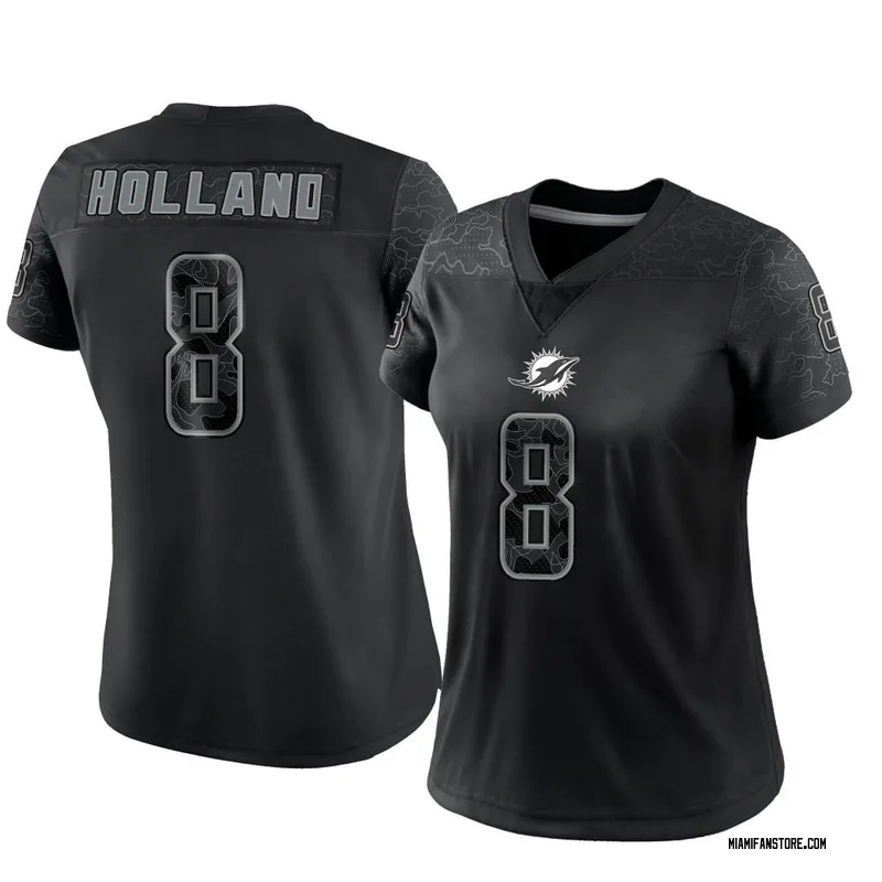 Women Ducks #8 Jevon Holland White Football Limited Official