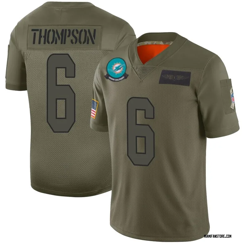 Men's Skylar Thompson Miami Dolphins No.19 Limited Color Rush Jersey -  Orange