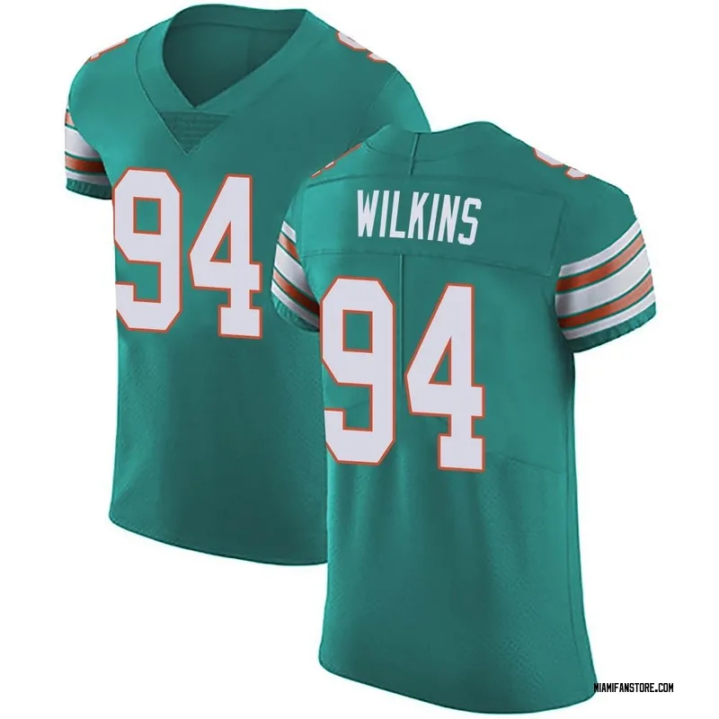 Dolphins Christian Wilkins 2019 Nfl Draft Aqua Vapor Limited Jersey -  Bluefink