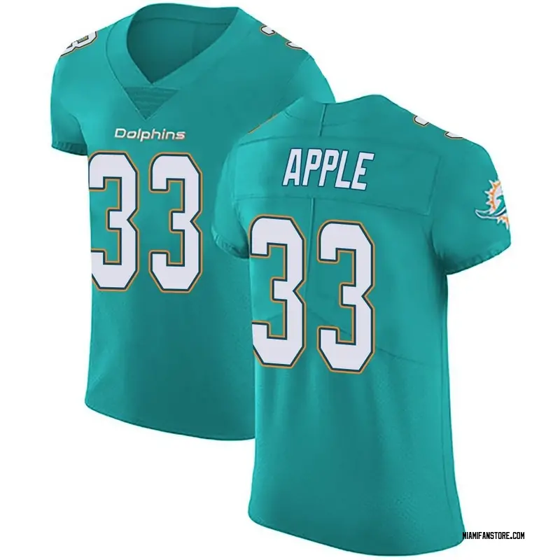 Eli Apple Men's Nike White Miami Dolphins Custom Game Jersey Size: Extra Large