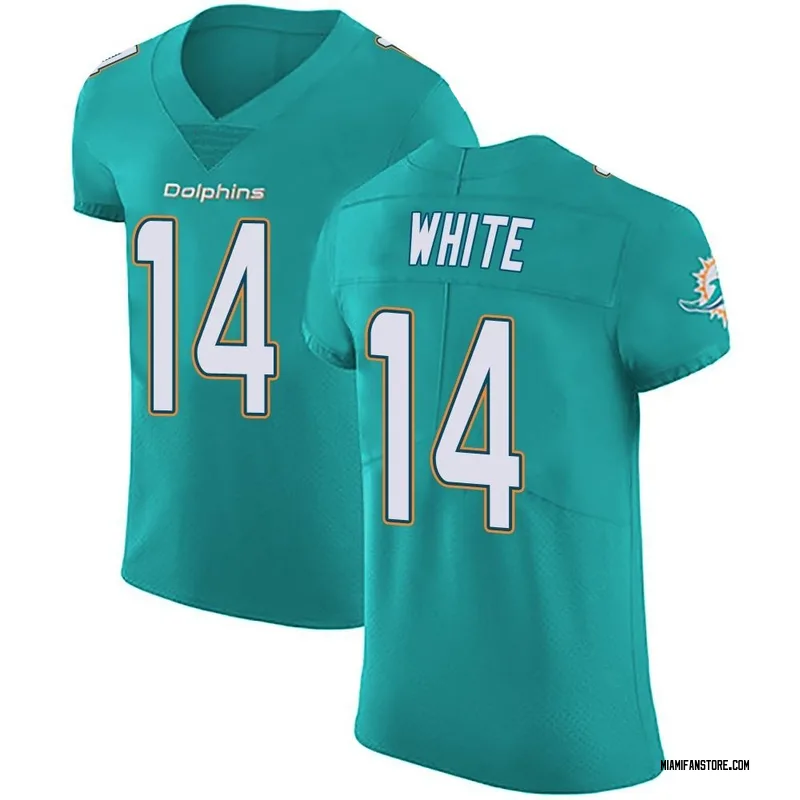 Men's Nike Trill Williams Aqua Miami Dolphins Game Player Jersey