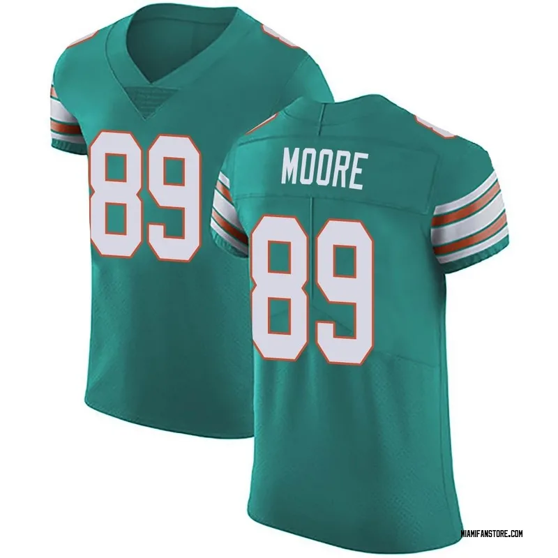 Nat Moore Miami Dolphins Men's Backer T-Shirt - Ash