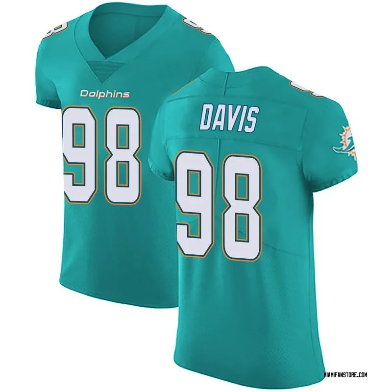 Miami Dolphins Raekwon Davis Black City Edition Vapor Limited 3D Jersey