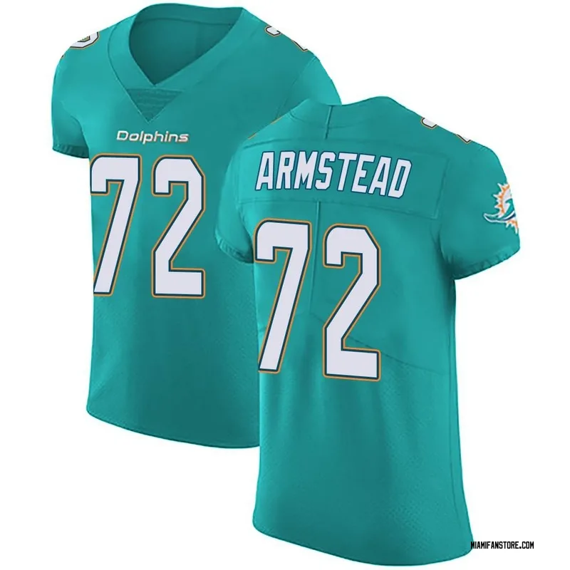 Women's Nike Terron Armstead Aqua Miami Dolphins Game Jersey Size: Medium