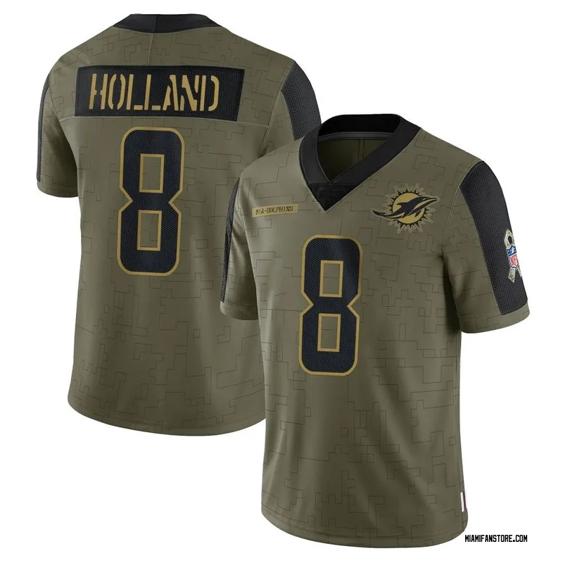 Jevon Holland Miami Dolphins Jerseys, Jevon Holland Shirts, Apparel, Gear