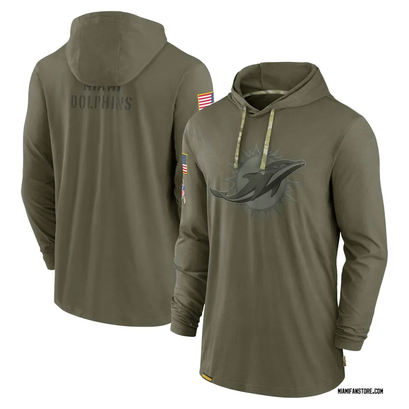 BEST NFL Miami Dolphins Salute To Service - Honor Veterans And Their  Families 3D Hoodie