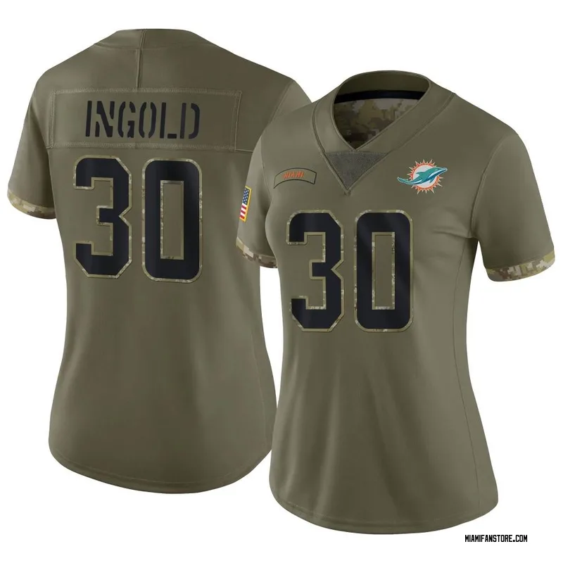 Men's Nike Tua Tagovailoa Olive Miami Dolphins 2022 Salute To Service Name  & Number T-Shirt