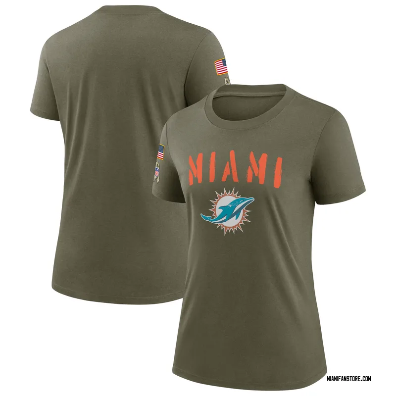 Mike Glennon Miami Dolphins Youth Legend Olive Salute to Service T-Shirt