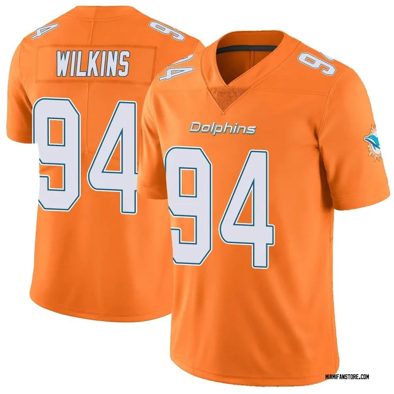 Miami Dolphins Christian Wilkins Orange Inverted Legend Jersey - Bluefink