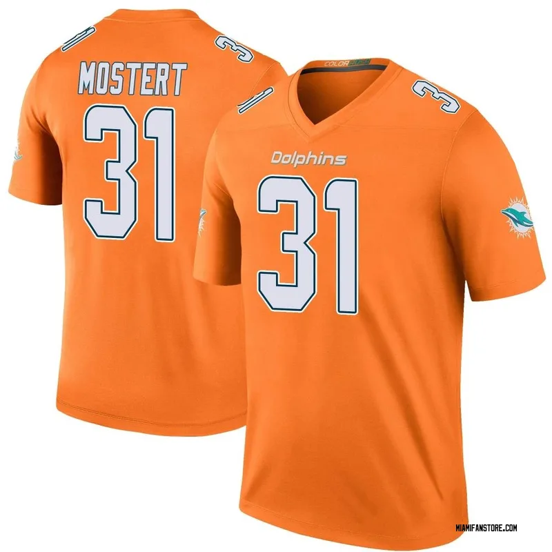 Men's Miami Dolphins #31 Raheem Mostert Aqua Color Rush Limited Stitched  Football Jersey on sale,for Cheap,wholesale from China