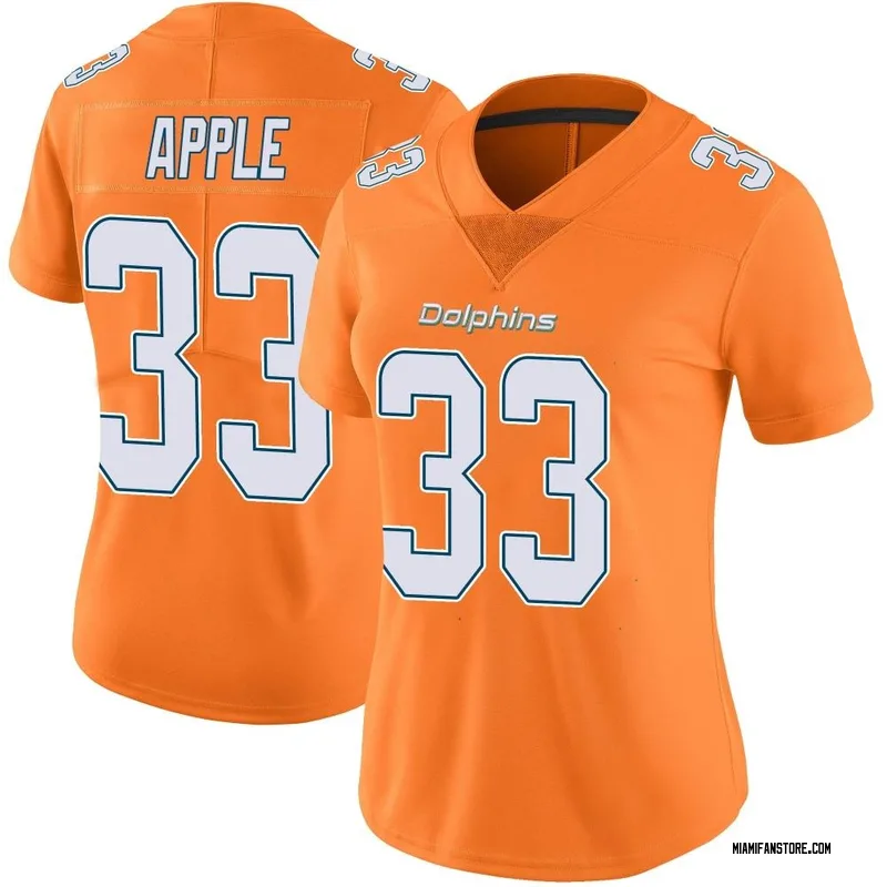 Eli Apple Men's Nike White Miami Dolphins Custom Game Jersey Size: Extra Large