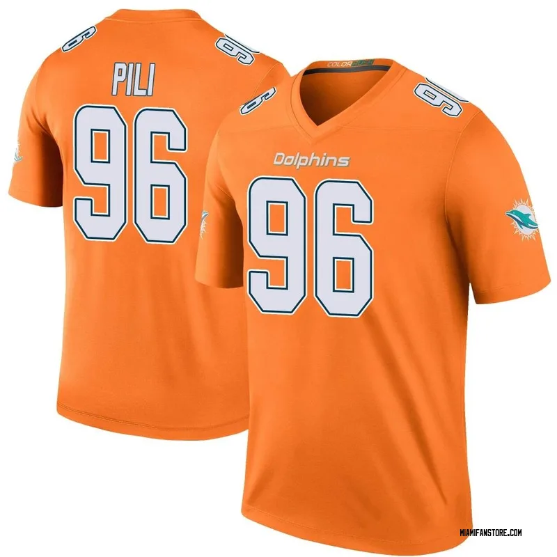 Tyreek Hill Miami Dolphins Youth Legend Orange Color Rush T-Shirt