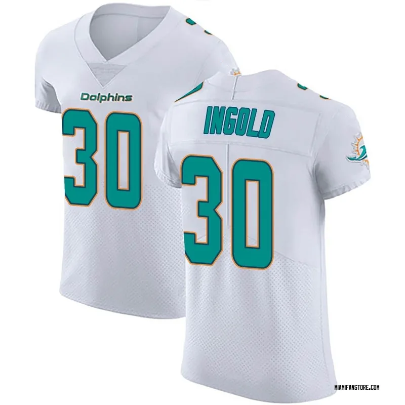 Alec Ingold Miami Dolphins Game Player Jersey - Aqua - Bluefink