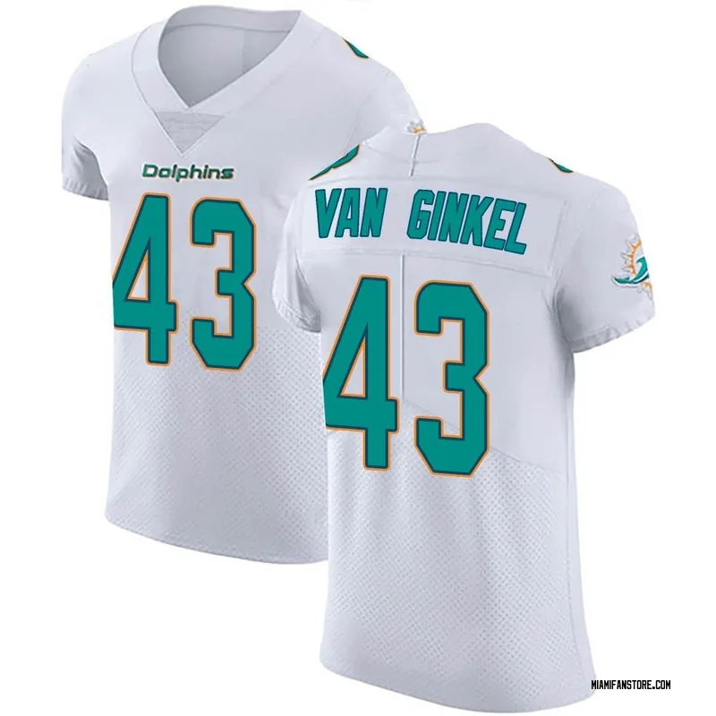 Andrew Van Ginkel Miami Dolphins Youth Legend Orange Color Rush T-Shirt