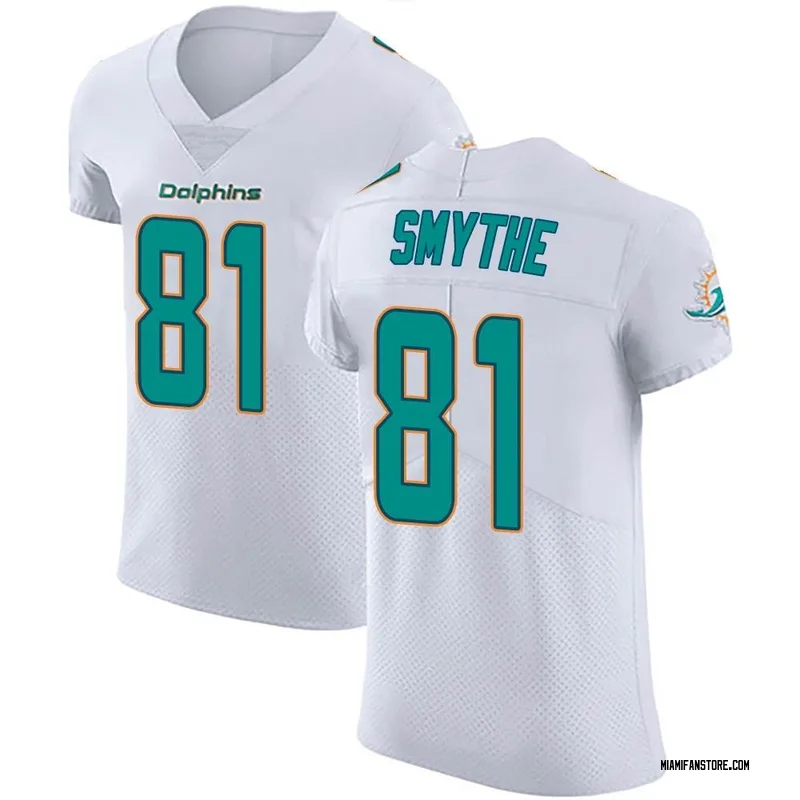 Men's Nike Durham Smythe Aqua Miami Dolphins Game Jersey – EliteSportswearCo