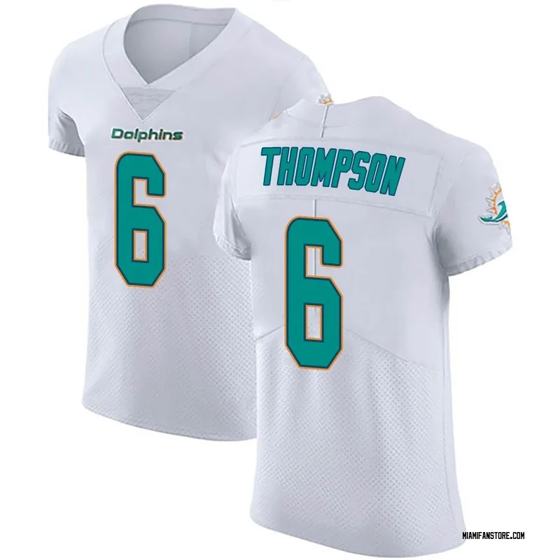 Men's Nike Skylar Thompson White Miami Dolphins Game Player Jersey