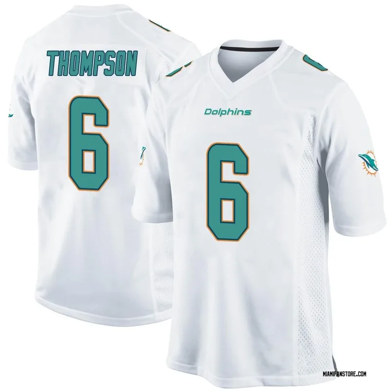 Men's Nike Skylar Thompson Aqua Miami Dolphins Game Player Jersey