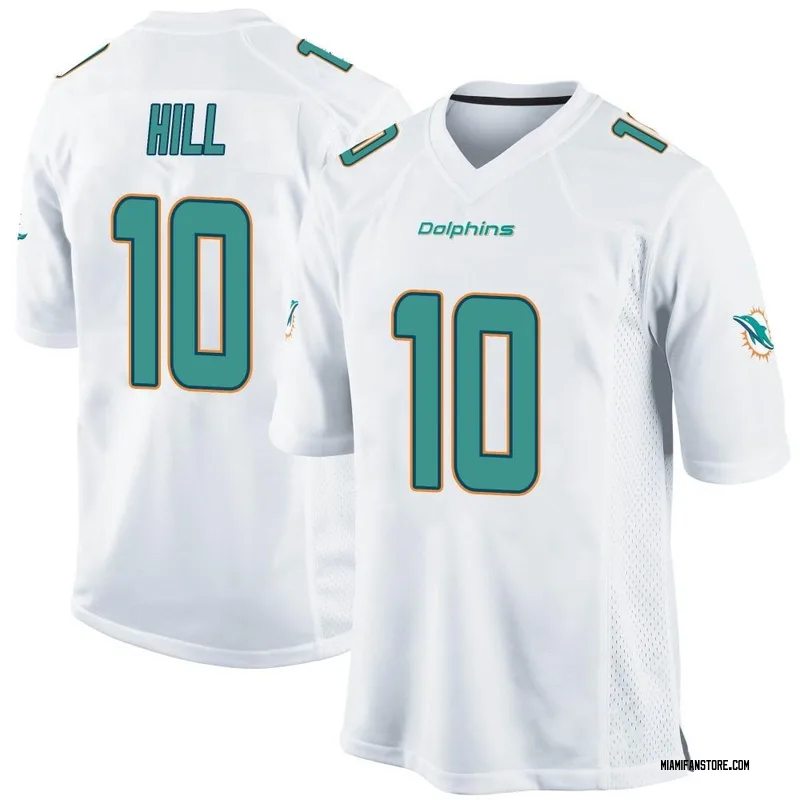 Men's Miami Dolphins Tyreek Hill Nike White Alternate Game Jersey