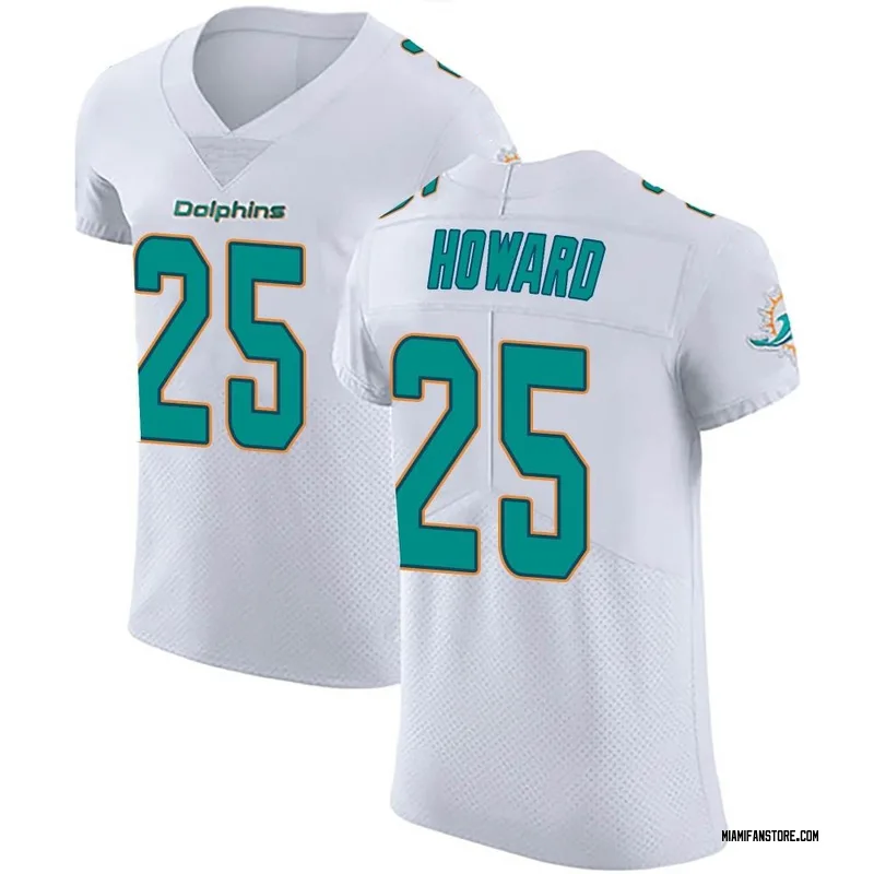 Xavien Howard Men's Nike Aqua Miami Dolphins Alternate Custom Game Jersey Size: 3XL