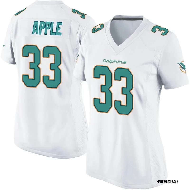 Eli Apple Men's Nike White Miami Dolphins Custom Game Jersey Size: Extra Large