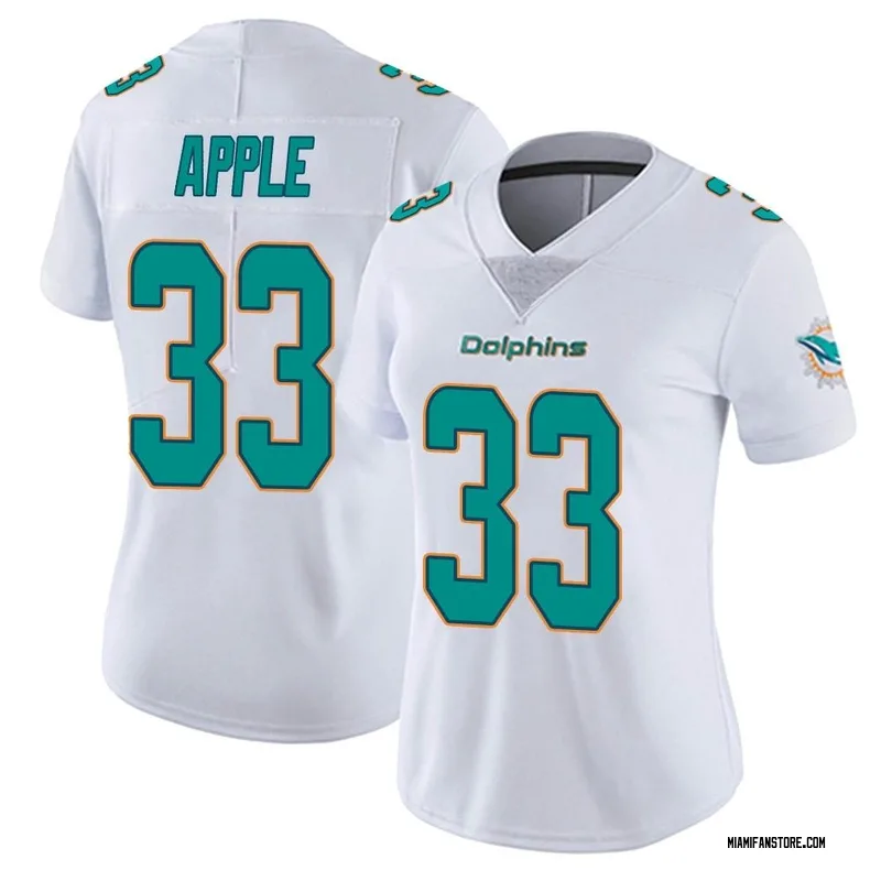 Eli Apple Men's Nike White Miami Dolphins Custom Game Jersey Size: Extra Large