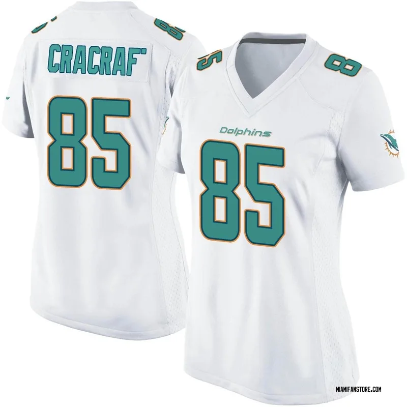 River Cracraft Miami Dolphins Game Player Jersey - Aqua - Bluefink