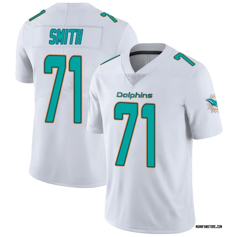 Kion Smith Men's Nike White Miami Dolphins Custom Game Jersey Size: Extra Large