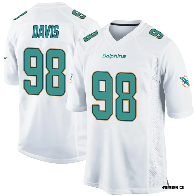 Raekwon Davis - SIGNED Custom Miami Dolphins #98 Jersey w/ JSA COA & Holo!